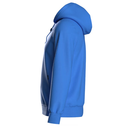 Royal Blue - Side - Umbro Childrens-Kids Club Essential Polyester Drawstring Hoodie