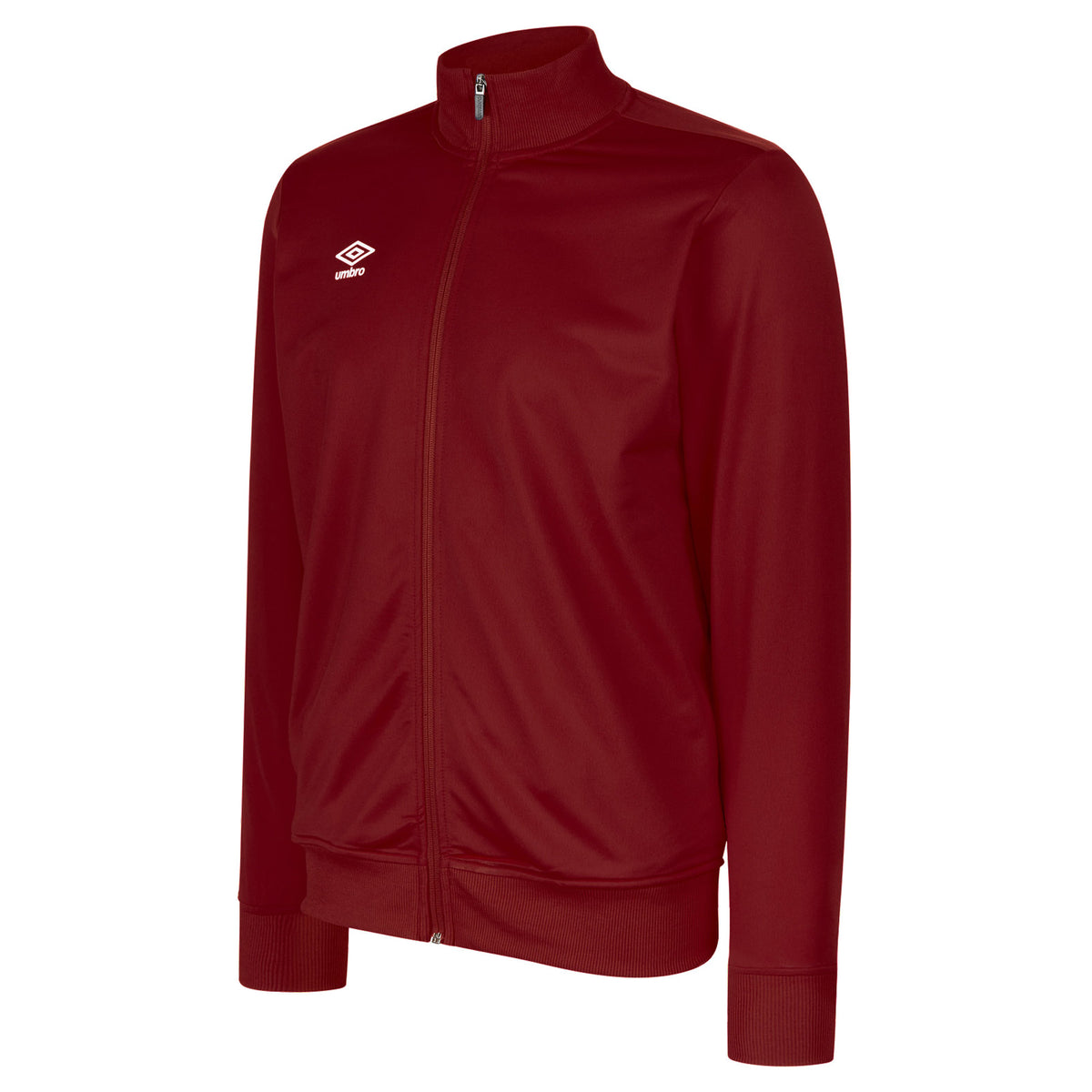 New Claret - Front - Umbro Childrens-Kids Club Essential Jacket