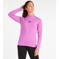 Magenta-Black - Front - Umbro Womens-Ladies Engima Long-Sleeved T-Shirt