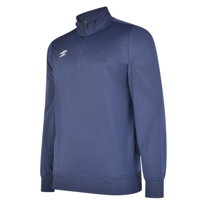 Dark Navy - Back - Umbro Mens Club Essential Half Zip Sweatshirt