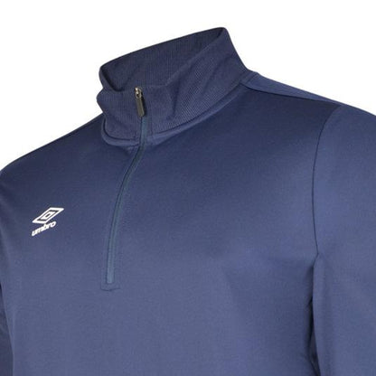 Dark Navy - Lifestyle - Umbro Mens Club Essential Half Zip Sweatshirt