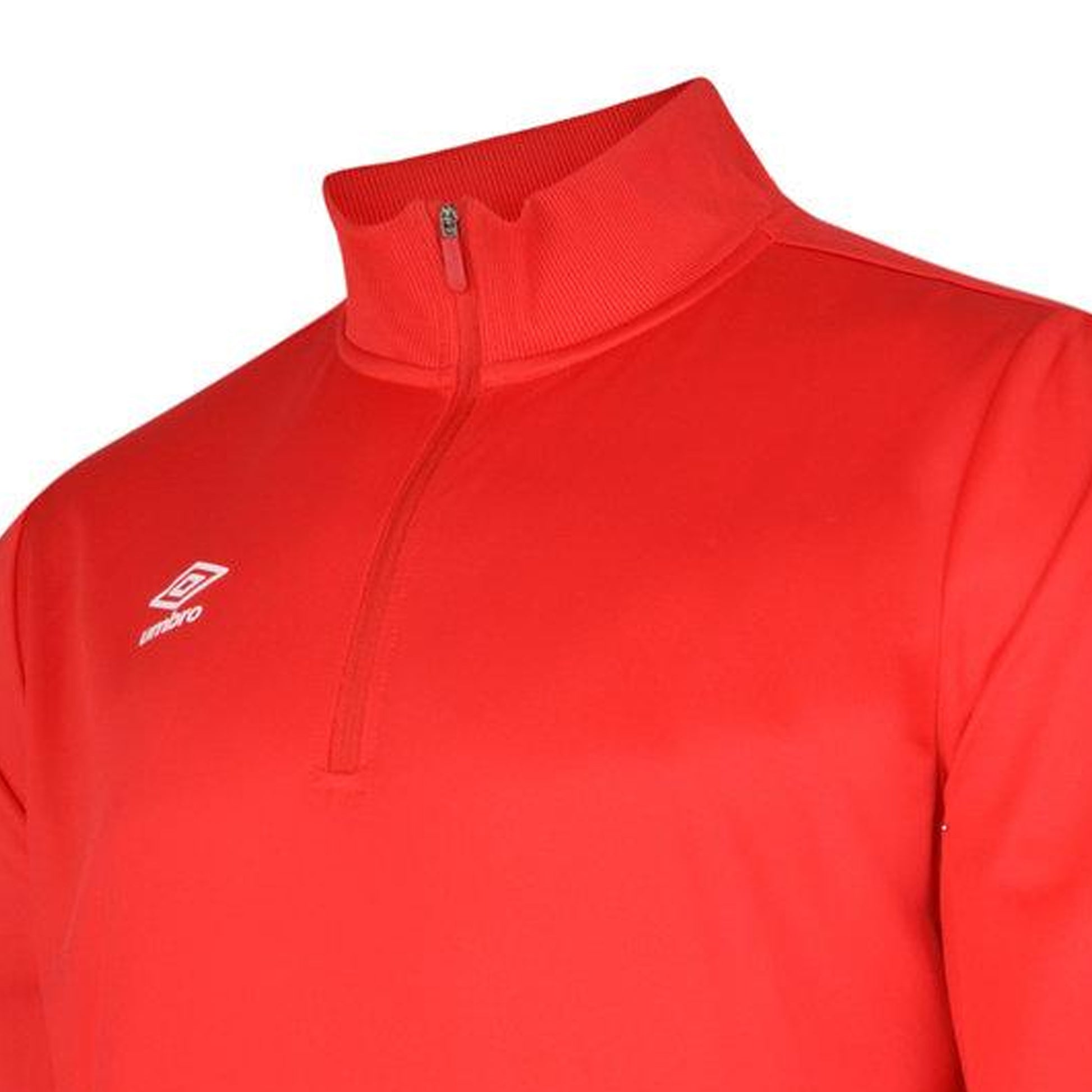 Vermillion - Lifestyle - Umbro Mens Club Essential Half Zip Sweatshirt