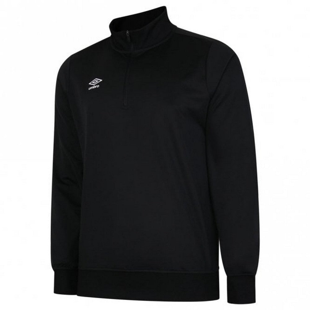 Black - Back - Umbro Mens Club Essential Half Zip Sweatshirt