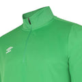 Emerald - Side - Umbro Mens Club Essential Half Zip Sweatshirt