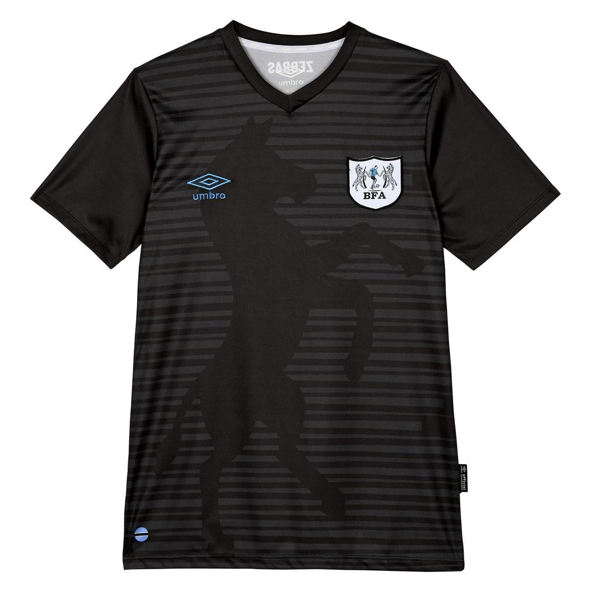 Black - Front - Umbro Mens 22-23 Botswana FA Third Jersey
