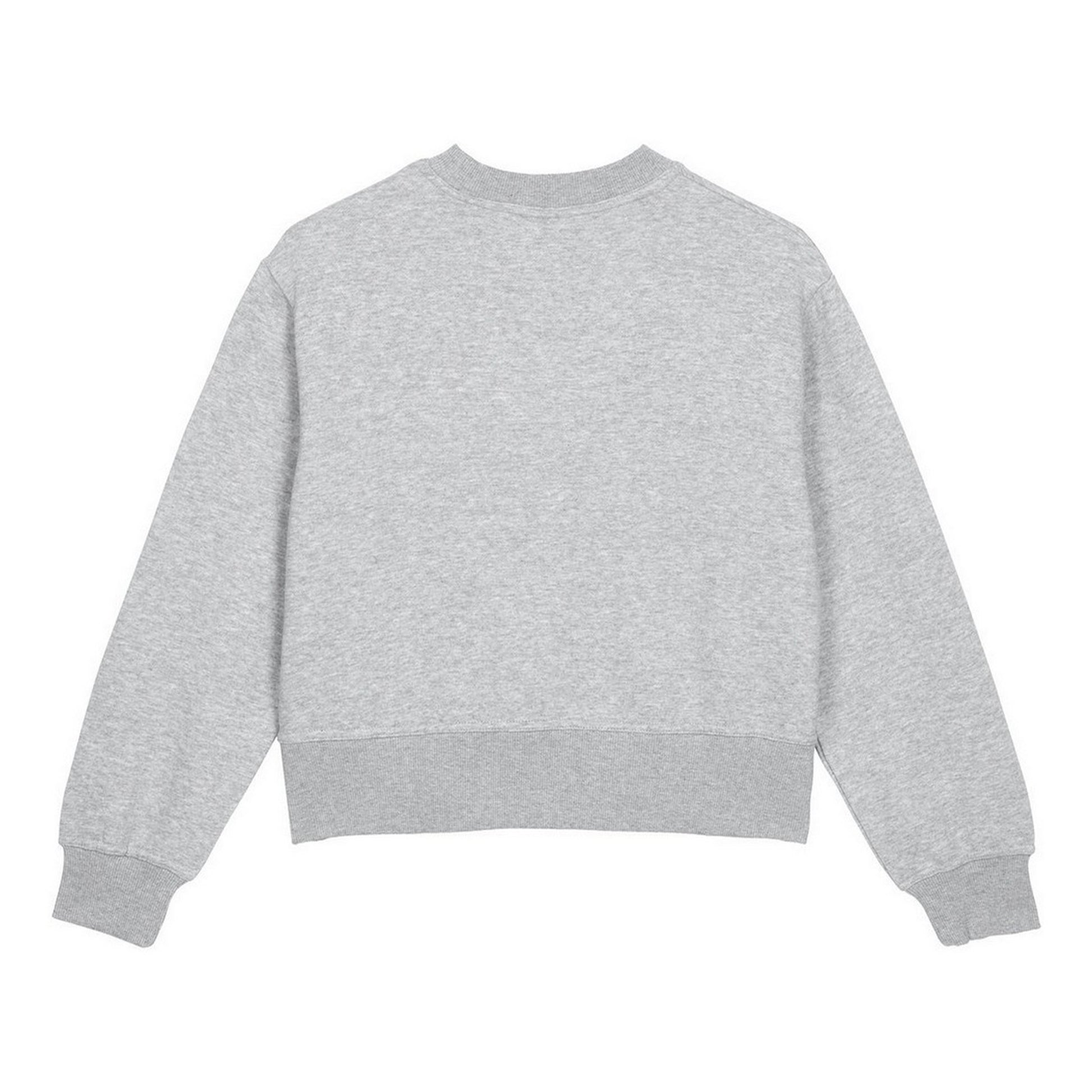 Grey Marl-White - Back - Umbro Womens-Ladies Core Boxy Sweatshirt