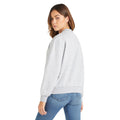 Grey Marl-White - Lifestyle - Umbro Womens-Ladies Core Half Zip Sweatshirt