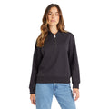 Black - Lifestyle - Umbro Womens-Ladies Core Half Zip Sweatshirt