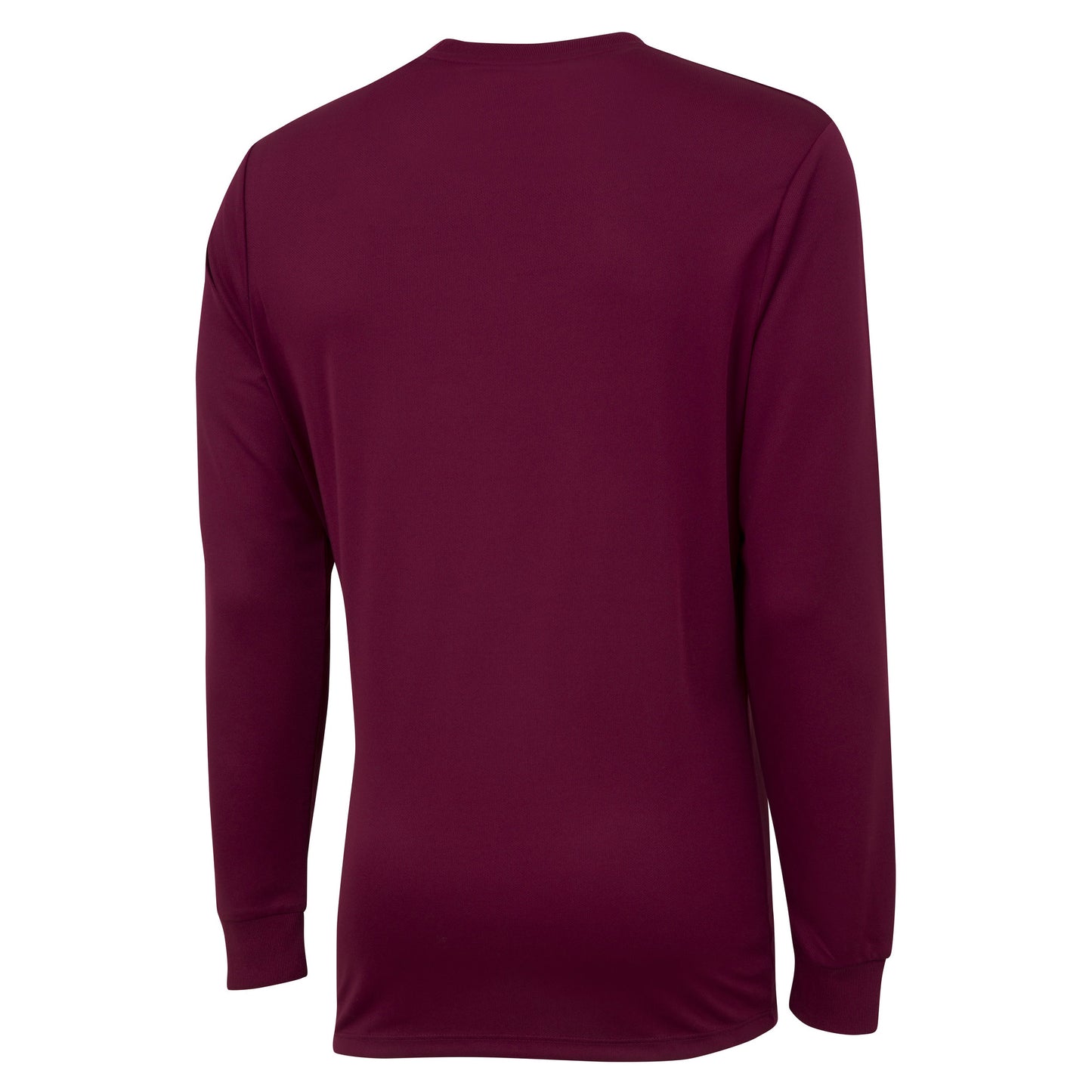 New Claret - Back - Umbro Boys Club Long-Sleeved Jersey