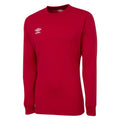 Vermillion - Front - Umbro Boys Club Long-Sleeved Jersey