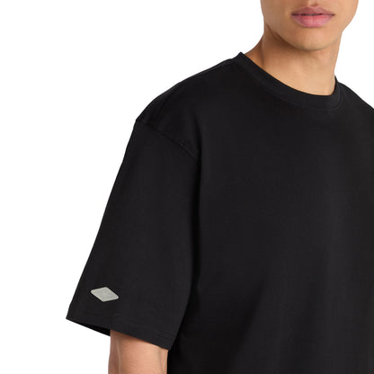 Black - Side - Umbro Mens Oversized Sports T-Shirt
