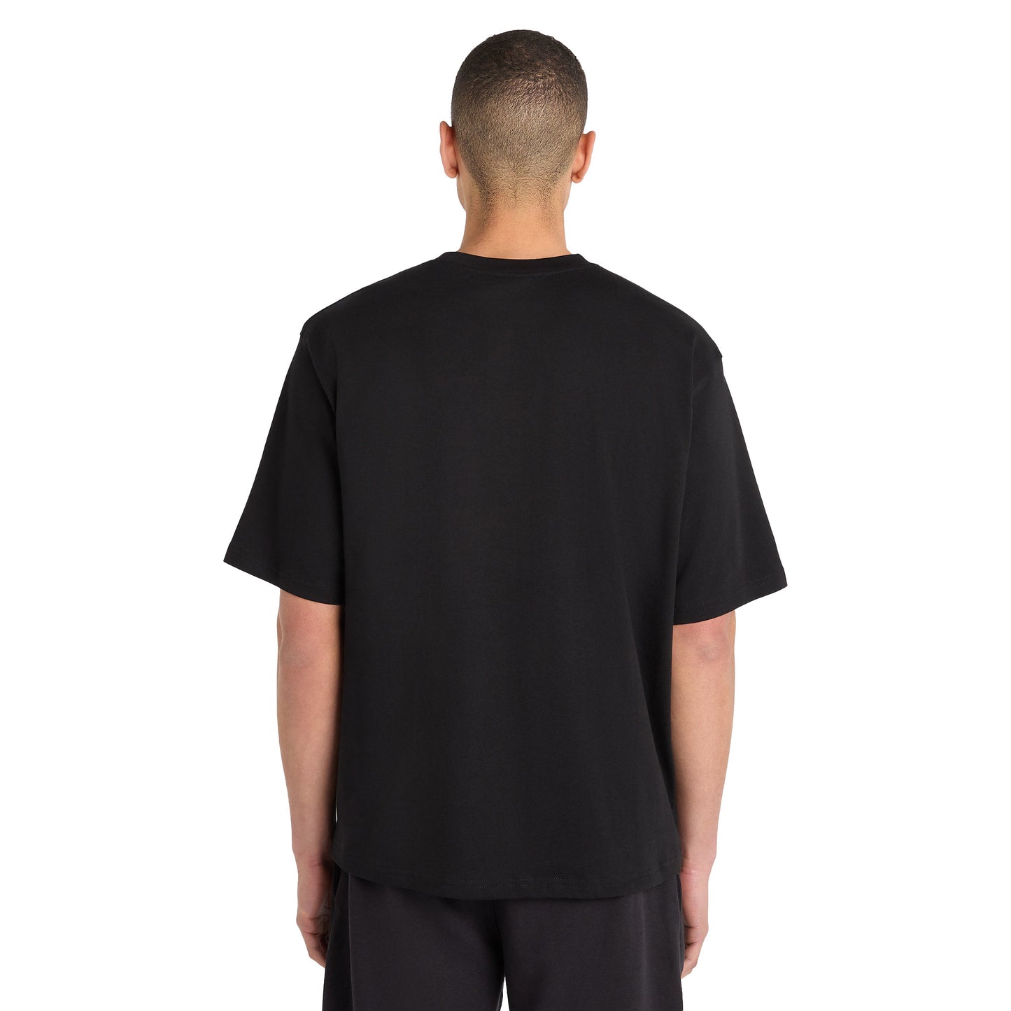Black - Pack Shot - Umbro Mens Oversized Sports T-Shirt