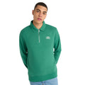 Fir-Ecru - Side - Umbro Mens Polo Sweatshirt