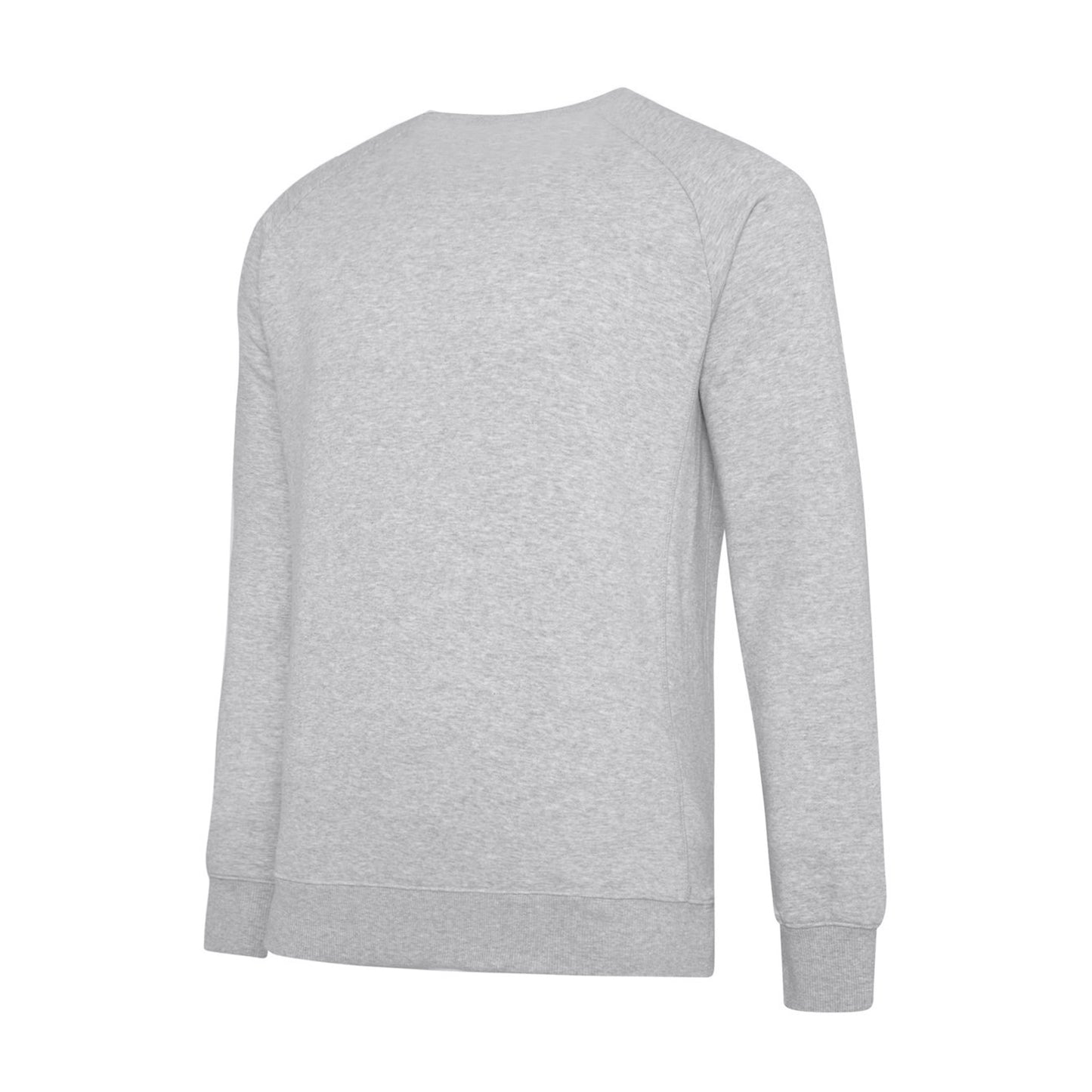 Grey Marl-White - Back - Umbro Mens Club Leisure Sweatshirt