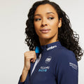 Peacoat-Diva Blue - Side - Umbro Womens-Ladies ´23 Williams Racing Performance Sport Jacket