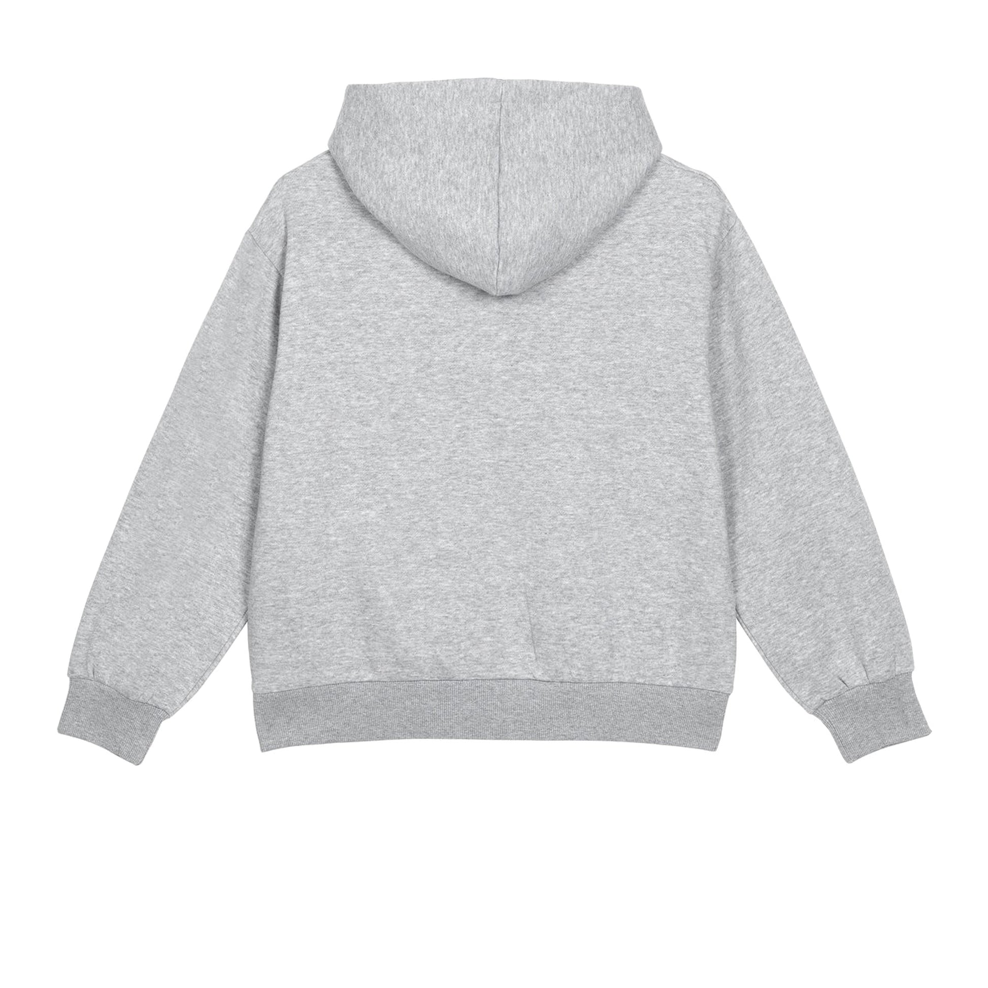 Grey Marl-White - Back - Umbro Womens-Ladies Core Hoodie