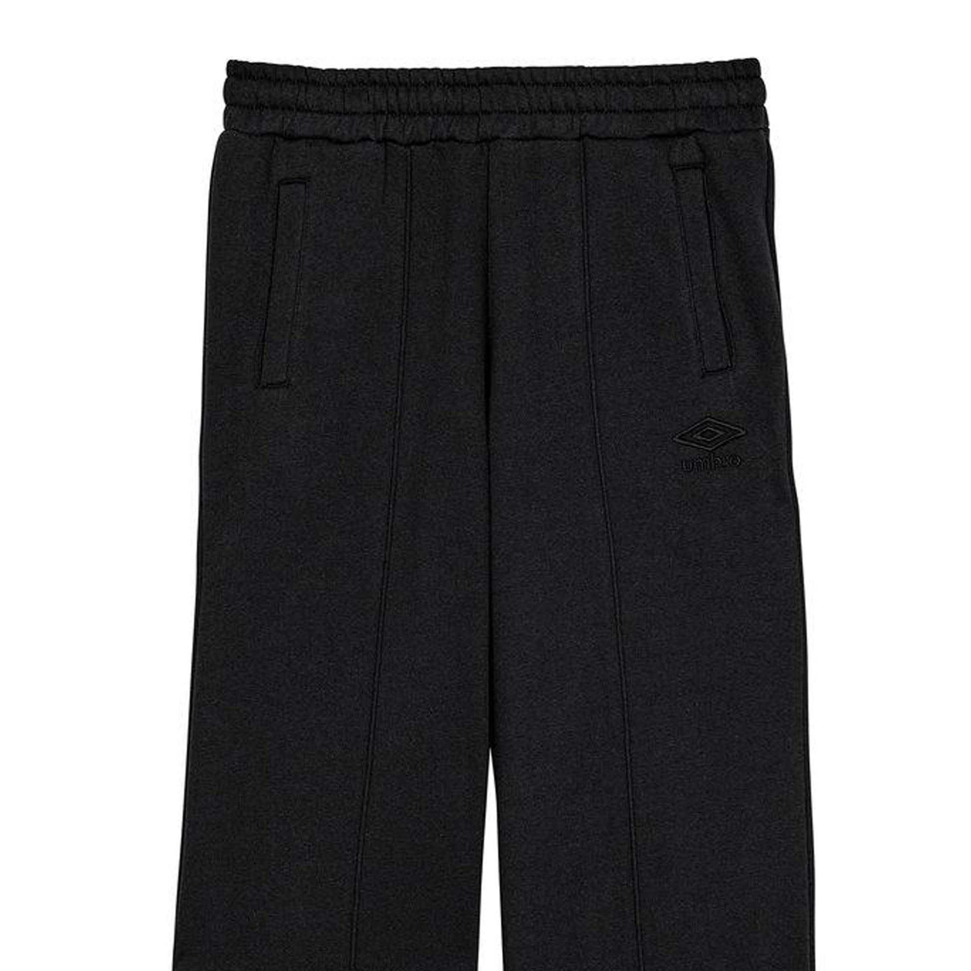 Black - Side - Umbro Womens-Ladies Core Straight Leg Jogging Bottoms