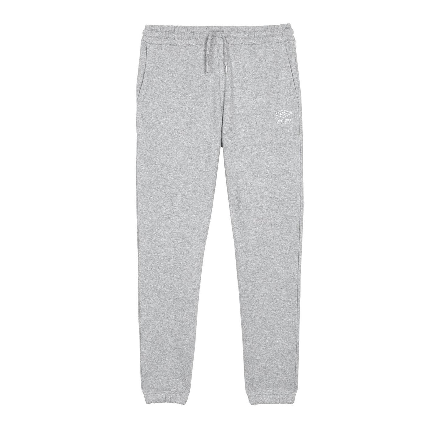 Grey Marl-White - Front - Umbro Womens-Ladies Core Jogging Bottoms