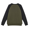 Forest Night-Black - Back - Umbro Mens Core Raglan Sweatshirt
