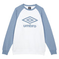 White-Allure - Front - Umbro Mens Core Raglan Sweatshirt