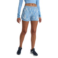 Allure-Silver Grey - Pack Shot - Umbro Womens-Ladies Pro Training Printed Hybrid Shorts
