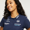 Peacoat - Pack Shot - Williams Racing Womens-Ladies Umbro Polo Shirt