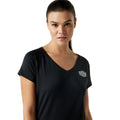 Black - Lifestyle - Umbro Womens-Ladies PTF Mesh Panel Sports T-Shirt