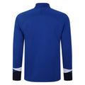 Royal Blue-Dark Navy-White - Back - Umbro Mens Total Training Track Jacket