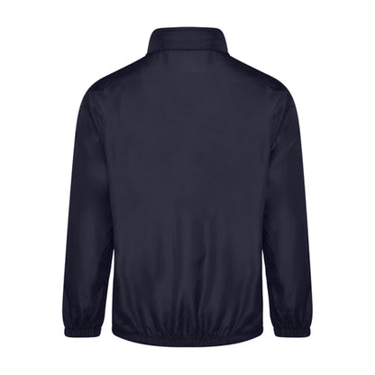 Dark Navy-White - Back - Umbro Childrens-Kids Club Essential Bonded Jacket