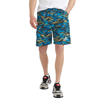 Black-Scuba - Side - Umbro Mens Resort Beach Swim Shorts