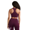 Potent Purple-Mauve Shadow - Back - Umbro Womens-Ladies Core Logo Sports Bra