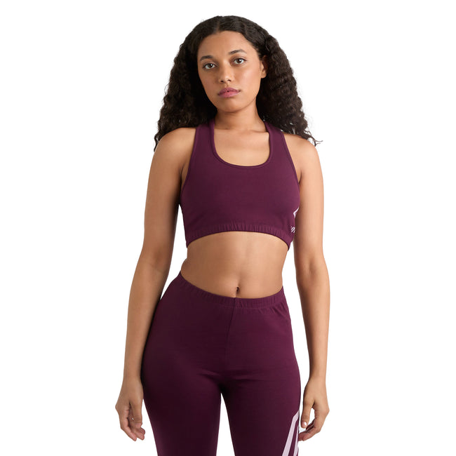 Buy Padded Non Wired Sports Bra, Potent Purple Color