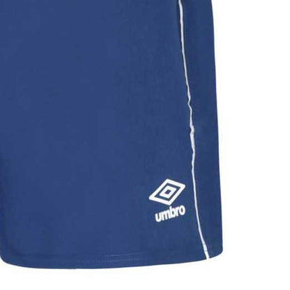 Navy - Side - Umbro Childrens-Kids Training Rugby Shorts
