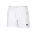 White - Front - Umbro Childrens-Kids Training Rugby Shorts