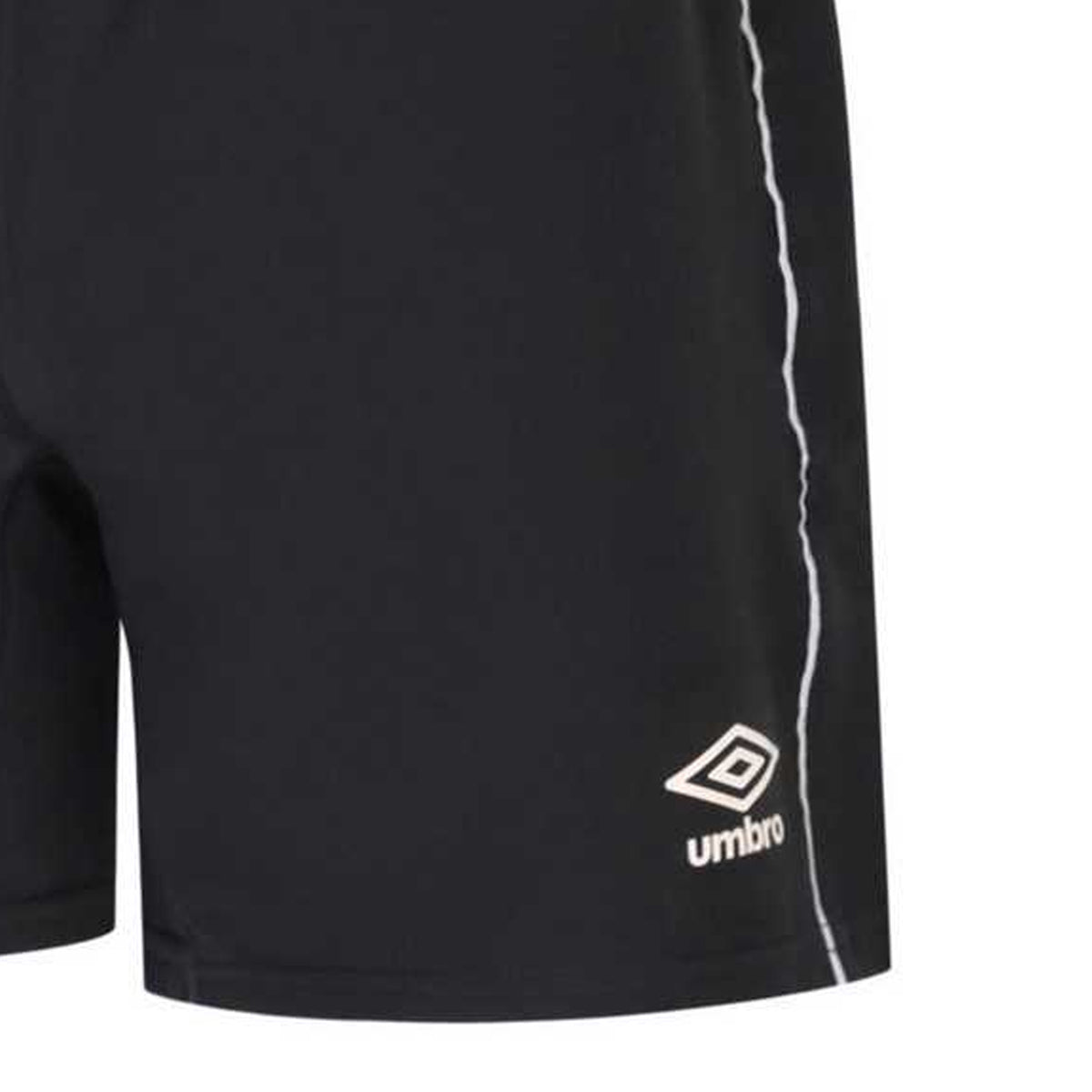 Black - Side - Umbro Childrens-Kids Training Rugby Shorts