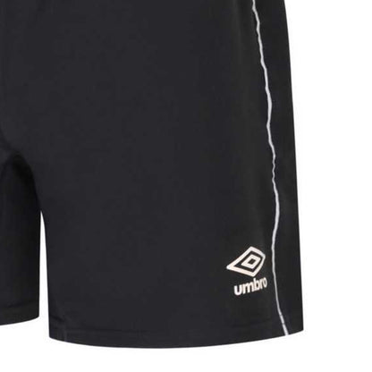 Black - Side - Umbro Childrens-Kids Training Rugby Shorts