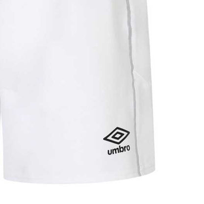 White - Side - Umbro Childrens-Kids Training Rugby Shorts