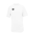 White - Back - Umbro Childrens-Kids Raglan Rugby Drill Top