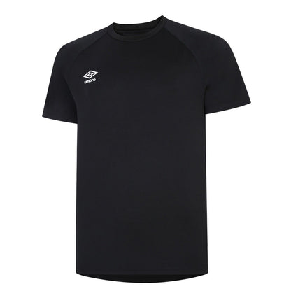 Black - Front - Umbro Childrens-Kids Raglan Rugby Drill Top