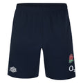 Black - Front - Umbro Childrens-Kids 23-24 Knitted England Rugby Shorts