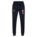 Navy Blazer - Front - Umbro Childrens-Kids 23-24 Fleece England Rugby Jogging Bottoms