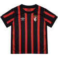 Red-Black - Back - Umbro Childrens-Kids 23-24 AFC Bournemouth Home Kit