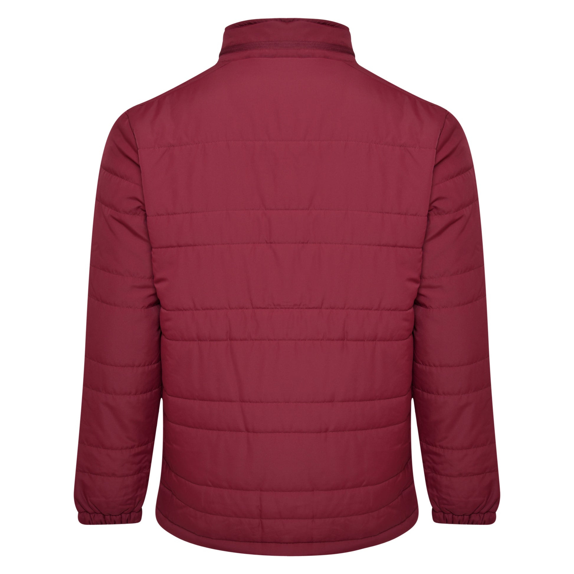 New Claret - Back - Umbro Childrens-Kids Club Essential Bench Jacket