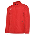 Vermillion - Front - Umbro Childrens-Kids Club Essential Bench Jacket