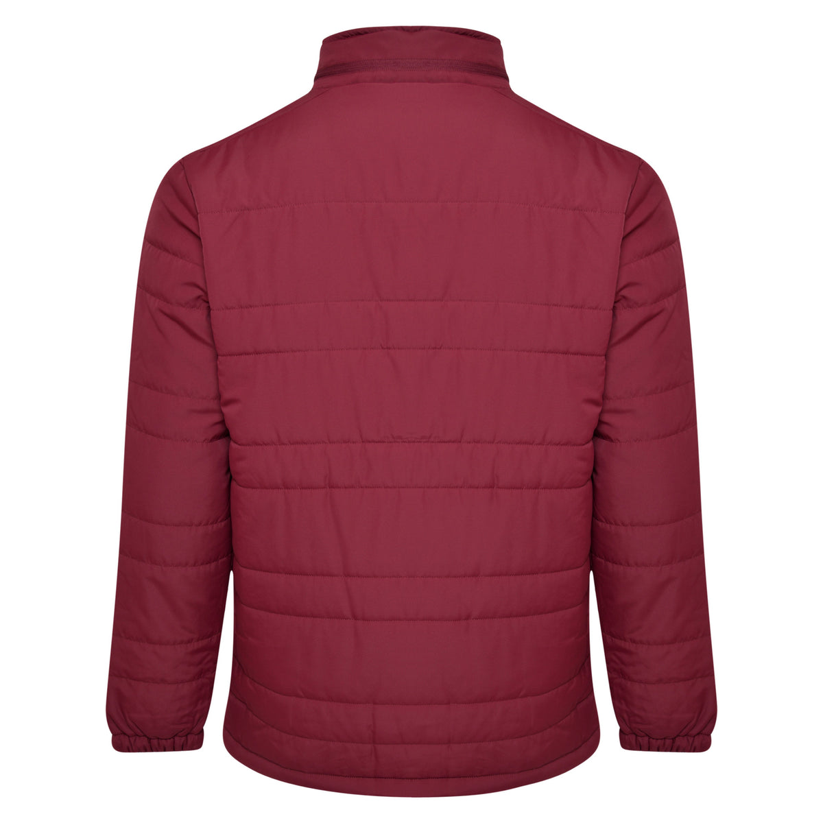 New Claret - Back - Umbro Childrens-Kids Club Essential Bench Jacket
