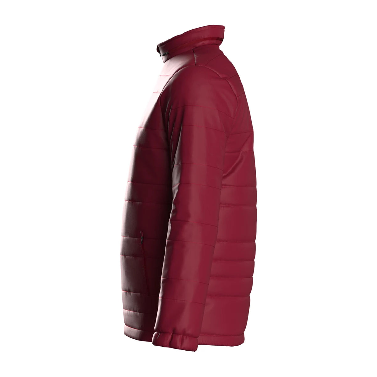 New Claret - Side - Umbro Childrens-Kids Club Essential Bench Jacket