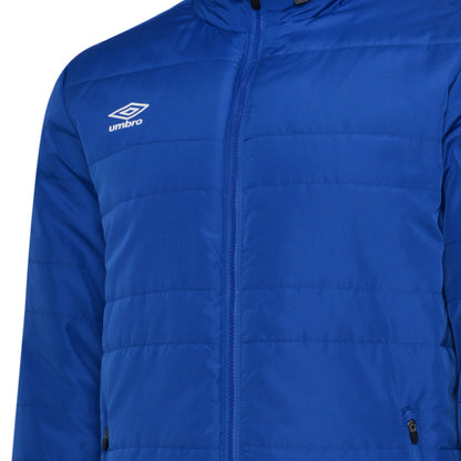 Royal Blue - Pack Shot - Umbro Childrens-Kids Club Essential Bench Jacket