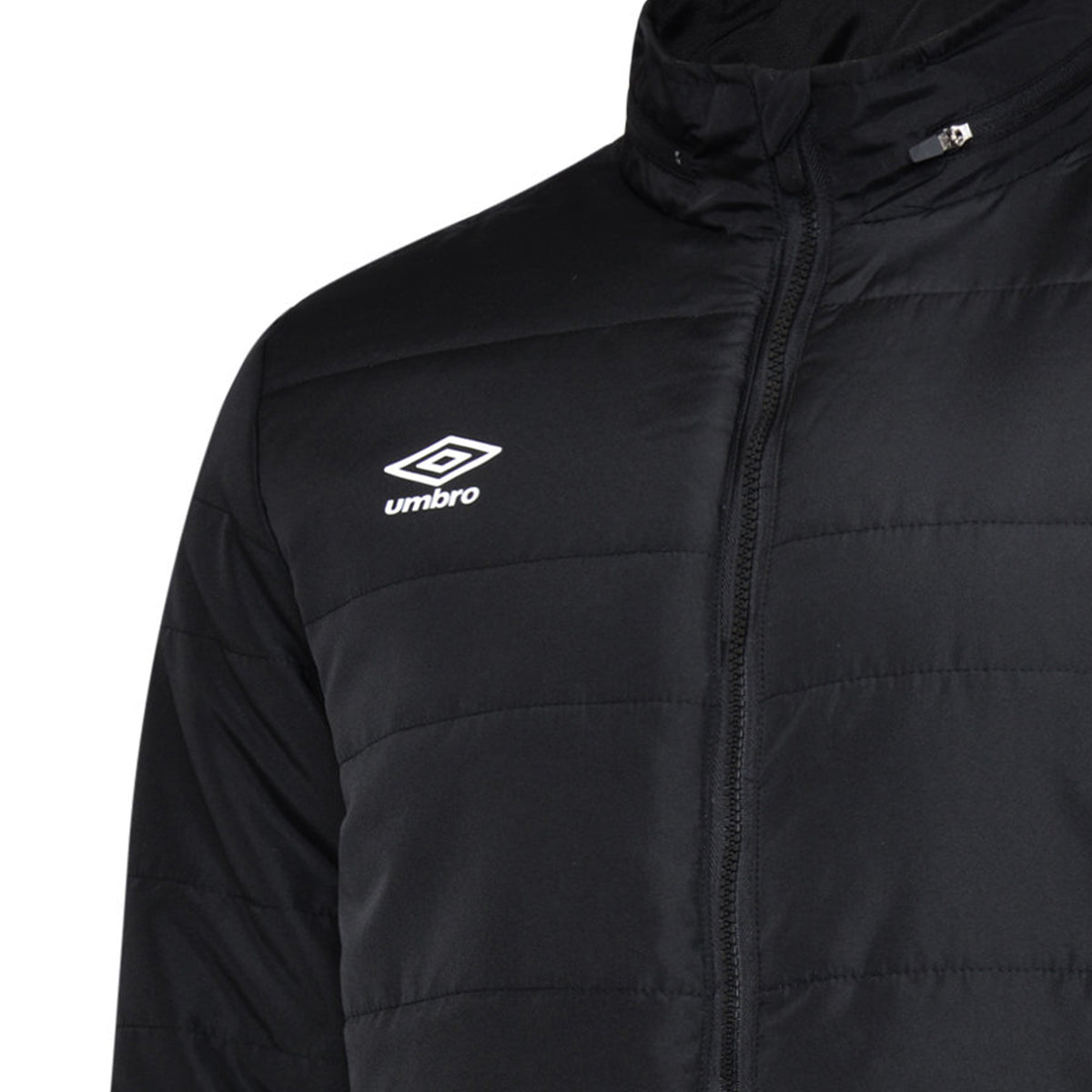 Black - Pack Shot - Umbro Childrens-Kids Club Essential Bench Jacket