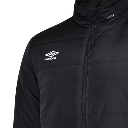 Black - Pack Shot - Umbro Childrens-Kids Club Essential Bench Jacket