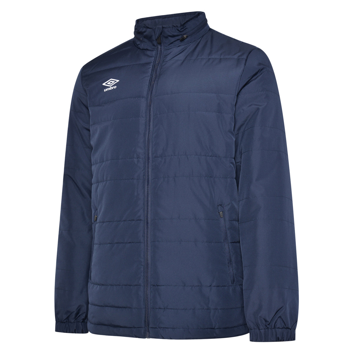 Dark Navy - Front - Umbro Childrens-Kids Club Essential Bench Jacket